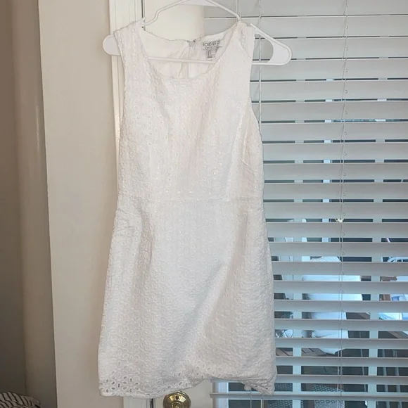 Forever 21 White Eyelet Dress - Picture 2 of 3